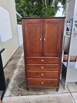 Cherey wood Armoire wardrobe chests