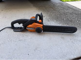Worx electric chainsaw - $75