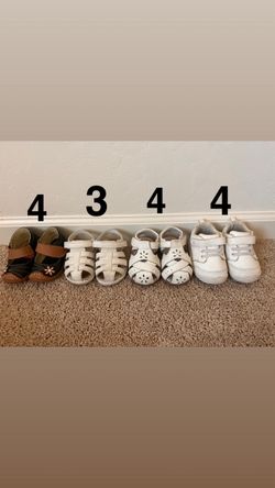Size 3 & 4 (TODDLER) Summer Shoes