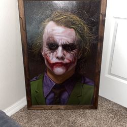 Joker Wall Painting (framed)