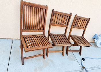 Patio chairs x3 set