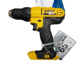 Dewalt Dcd771 Yellow Cordless Standard Drill