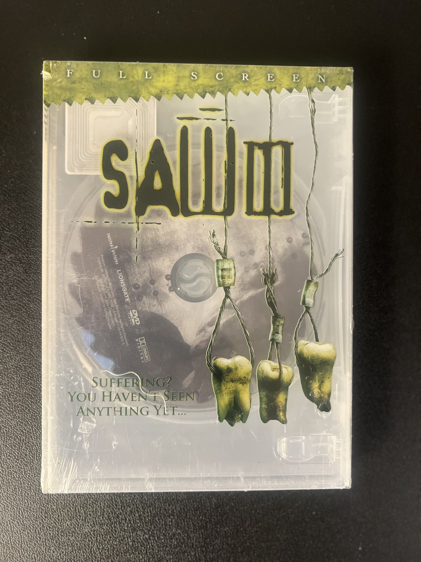 Saw III (DVD, 2006, Full Screen) W/Slipcover New Sealed
