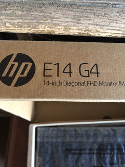 E14 G4 14 Inch Diagonal FHD Monitor