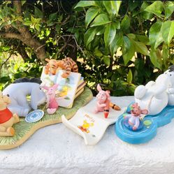 Rare ❤️ Disney Winnie The Pooh Limited Edition Figurines