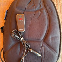 HoMedics heated travel cushion with vibration massage / Car adapter