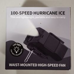Hurricane Ice Flash Light And Fan