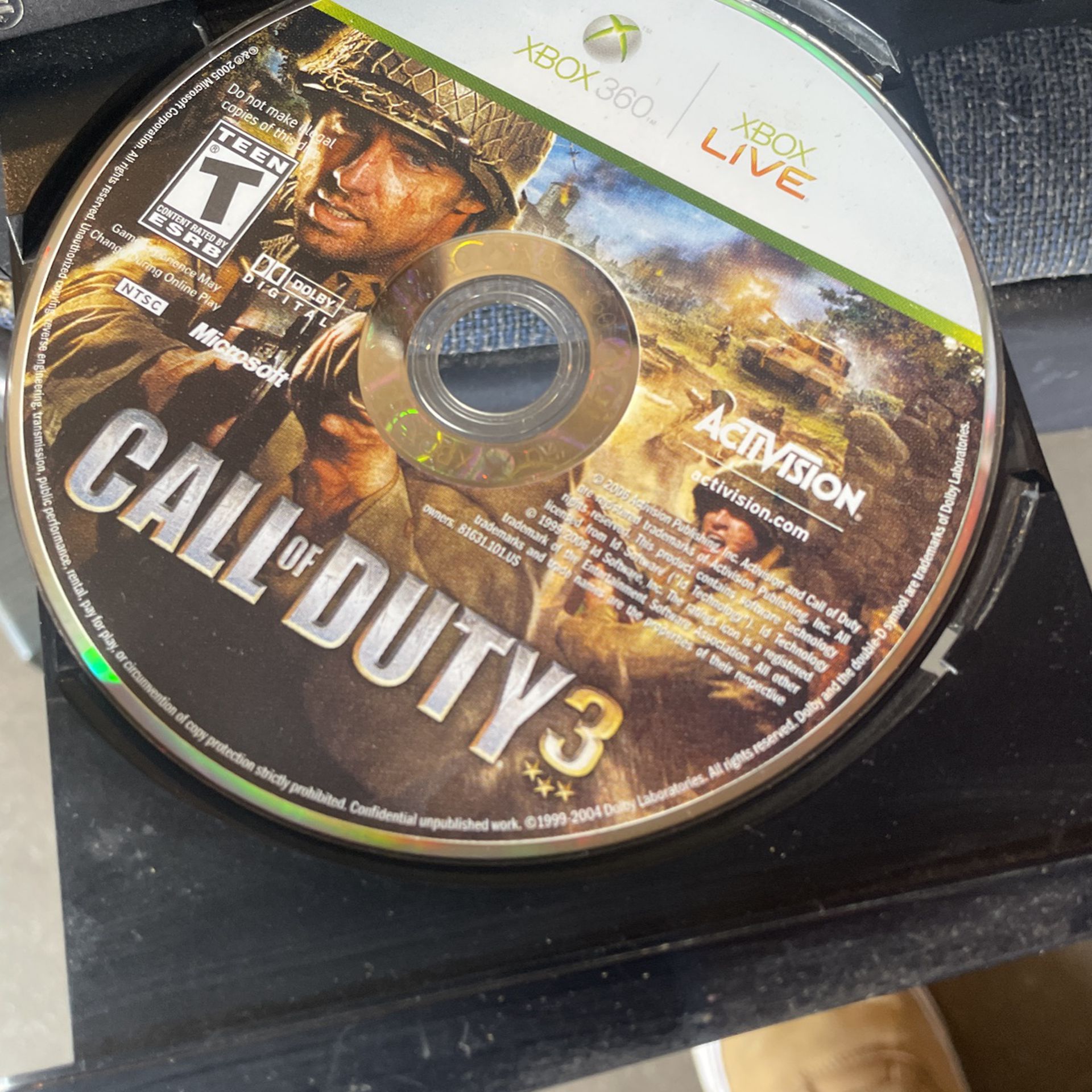 Xbox 360 Call Of Duty 