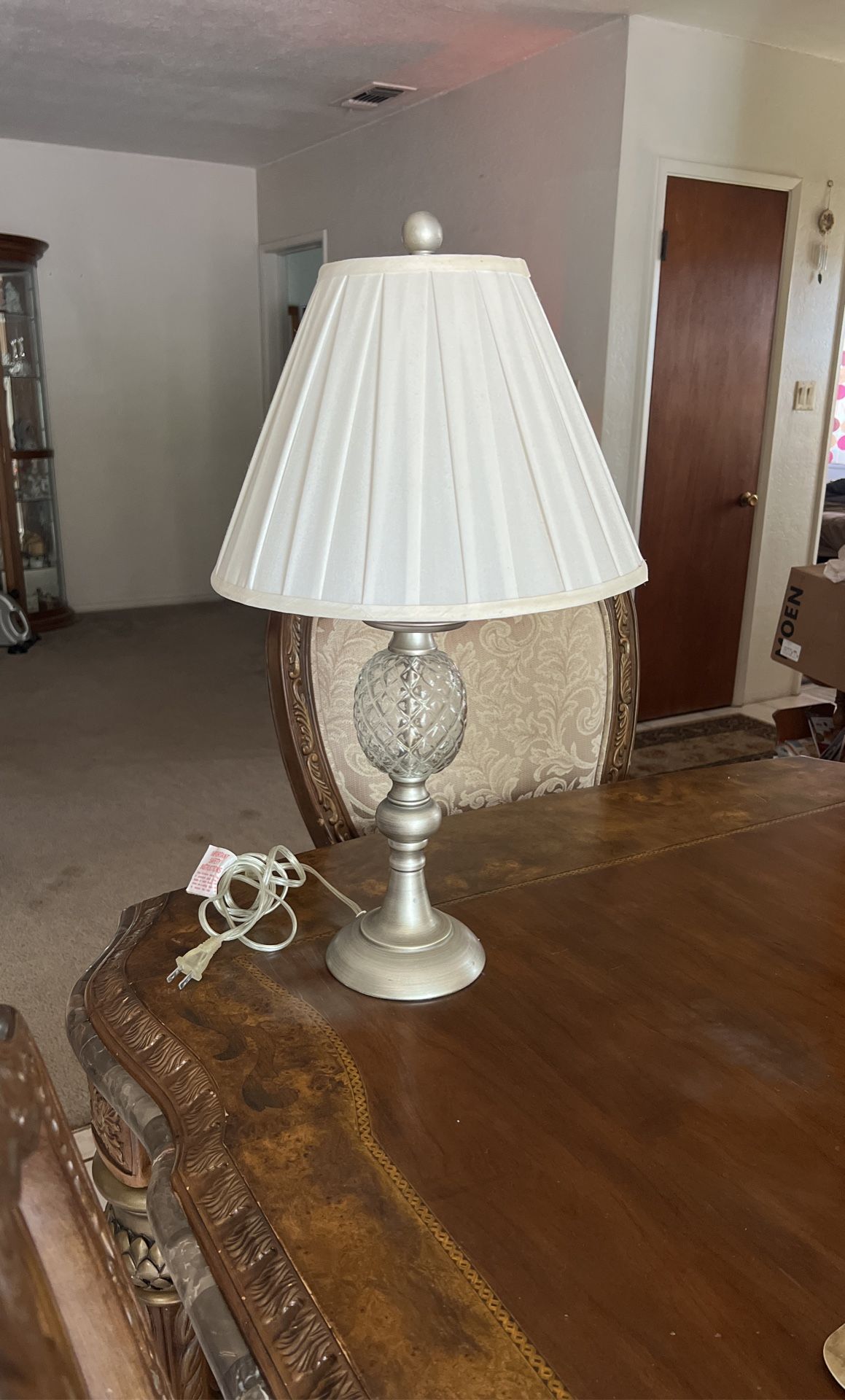 Waterford Vintage Crystal Bronze Pineapple shape lamp