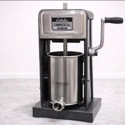 Cabela’s Commercial Grade Sausage Stuffer – Stainless Steel, Hand Crank