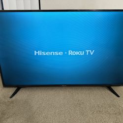 50” Inch Hisense Roku Smart TV - (For Parts, Read Description)