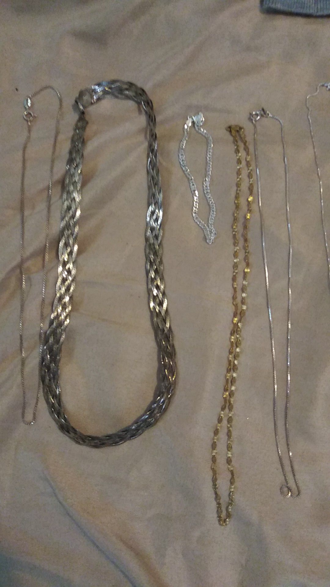 Silver necklaces and bracelet all real 925