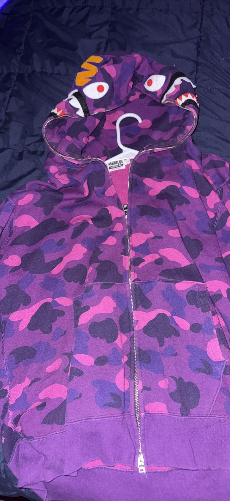 Purple Bape Full Zip L