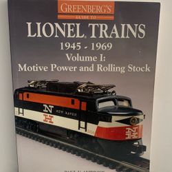 Lionel Trains 1(contact info removed) Volume 1 Book