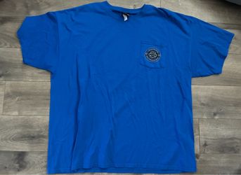 Harley Davidson T-shirt Javelina Boerne Texas Biker Pocket Tee XXL 3XL Blue