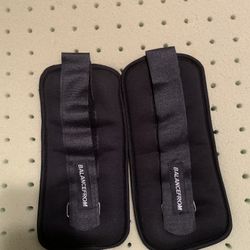 BalanceFrom Fully Adjustable Ankle Wrist Arm Leg Weights, 1.5 lbs Pair
