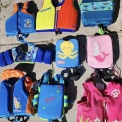 Swim Vests, Under 30 Lbs, $10:each