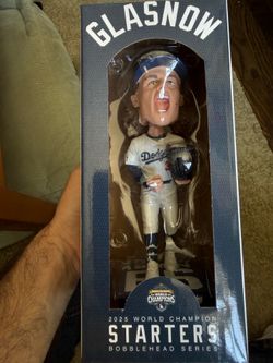 Glasnow Starter Series Dodgers bobblehead will trade too