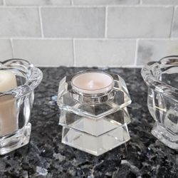 3 Candle Holders