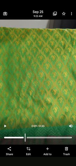 Soft Art  Silk Saree For $25 Pico Done(Used For Trial)