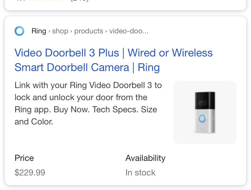 Ring Video Doorbell 3
