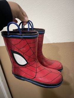 Spider-Man Rain Boots Size 11-12