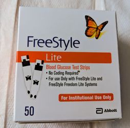FREESTYLE  LITE BLOOD GLUCOSE TEST  STRIPS ( 50 )