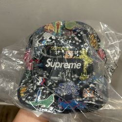 Supreme AOI Embroidered Camp Cap
