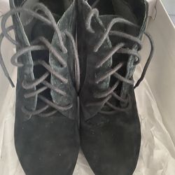 Black Suede Ankle Boots