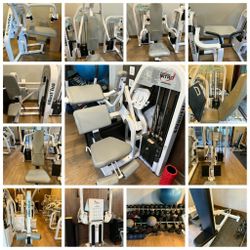 Nautilus Nitro Commercial Gym Equipment Exercise Fitness Weight Machine Bundle Freemotion Functional Trainer