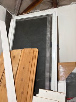 Tall sliding doors no frame.