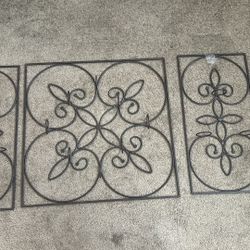 Wall decor candle holders