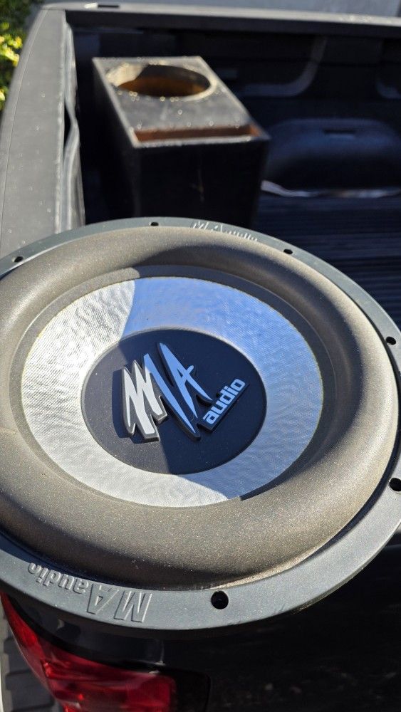 Ma Audio 12" Sub Old School Alpine Kicker Memphis Kenwood Pioneer Mtx Orion Speaker Woofer 