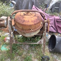Old Concrete Mixer $50 