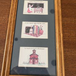 Custom Framed Teacher Quotes Artwork