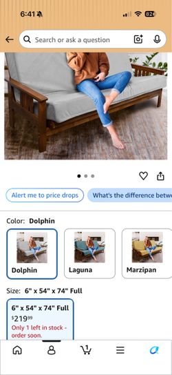 Futon and mattress