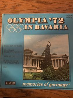 Olympia ‘72 in Bavaria - memories of Germany Lp