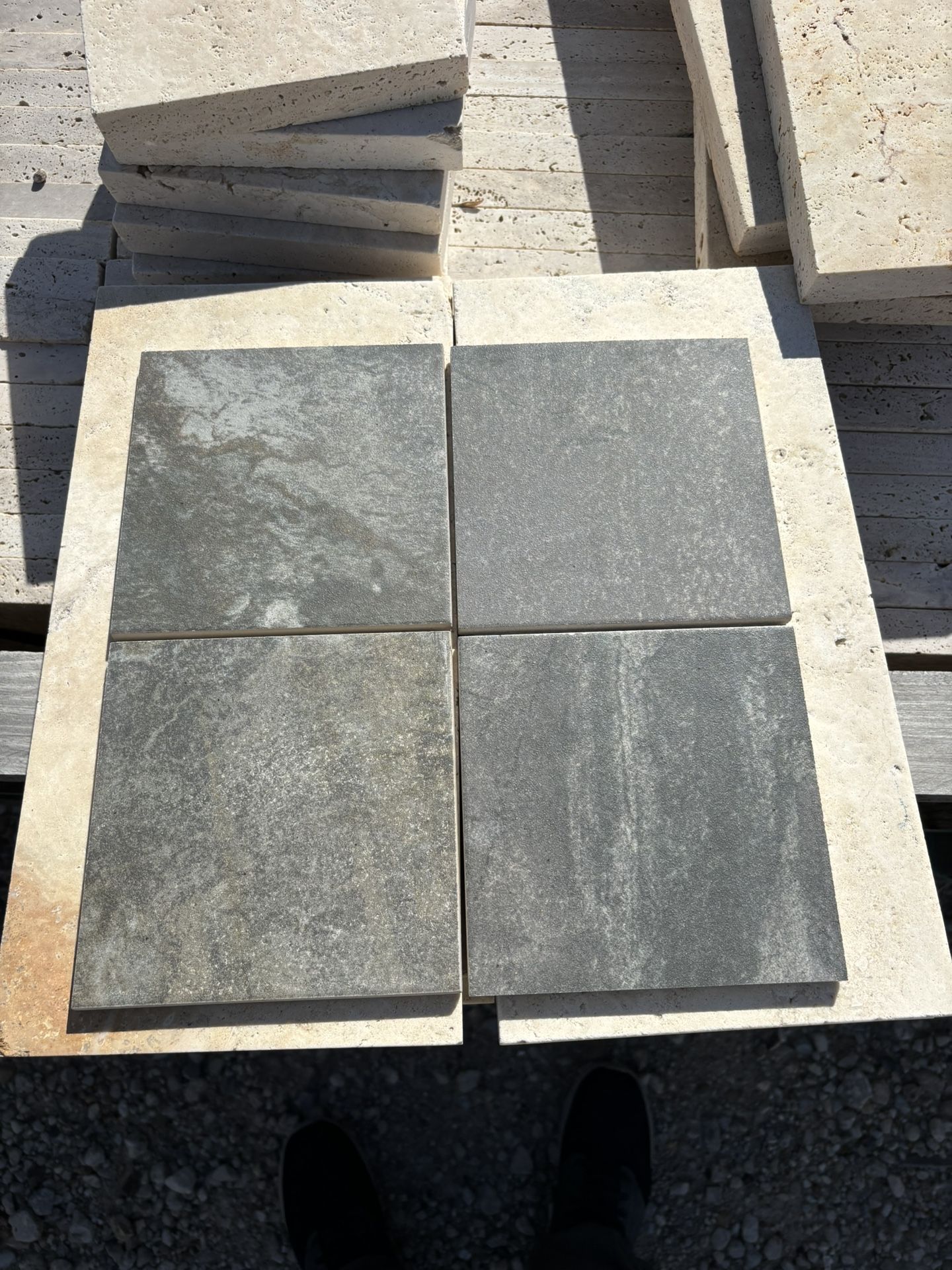 Porcelain Tile 6.5x6.5 Good For Pools/ Porches/ Showers/ etc $370 Sqft For Only $150