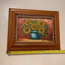 Small Oil Painted By Colombian Artist