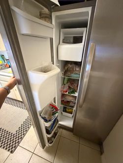 Stainless Steel Side-by-Side Refrigerator