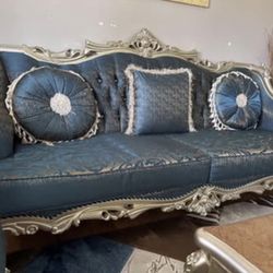 💺 Elegant Victorian/Rococo Living Room Set – Excellent Condition