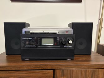 All in one! Record player/CD player/tape player