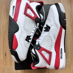 Nike Air Jordan 4 Red Cement Size 4.5 Y