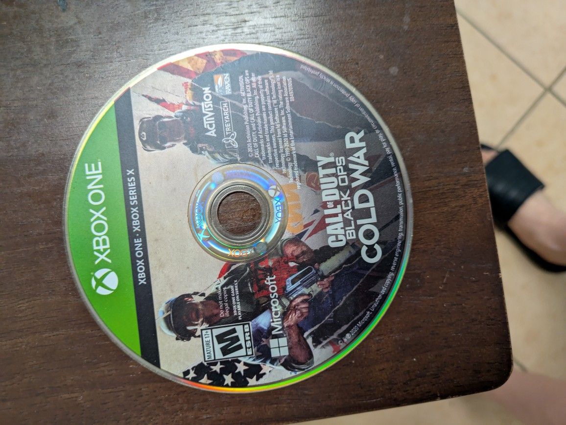 Xbox One Call Of Duty Cold War