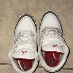 Jordan 3 reimagined white cement size 3y