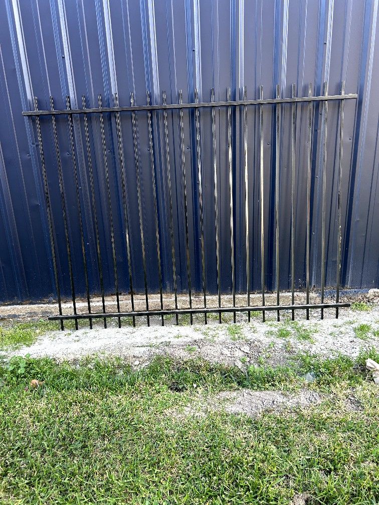 6' Tall 8' wide Iron Panel $50