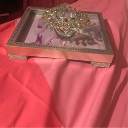 Decorative Tray with tea Candle Holder