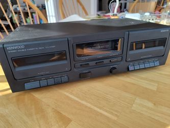 Kenwood dual cassette deck player