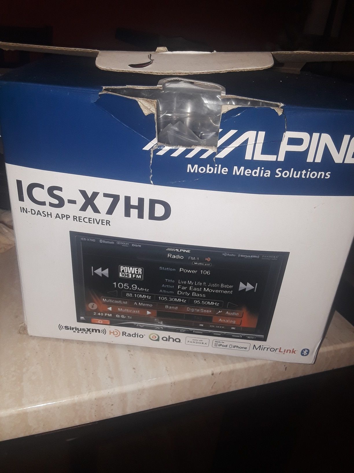 Used alpine IVA X7HD