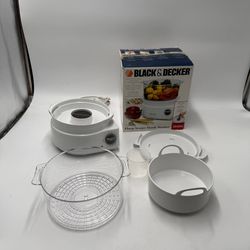 Black & Decker HS800 Flavor Scenter Handy Steamer Rice Cooker  MINT Working